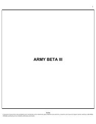 4. Manual Army Beta III