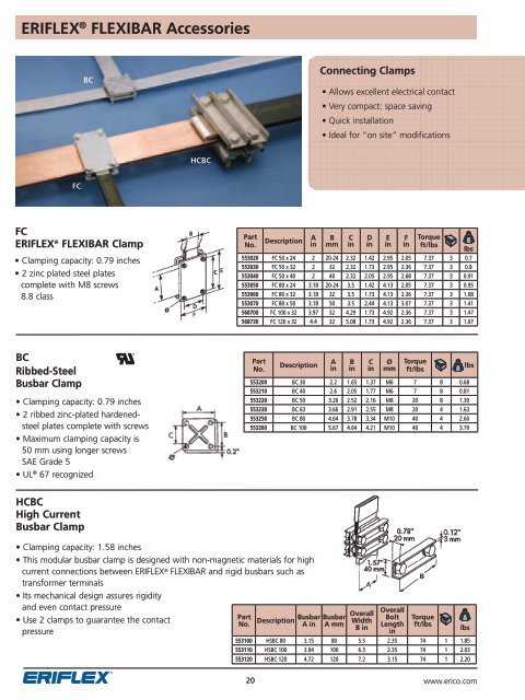 Erico Flexible Conductors Catalogue