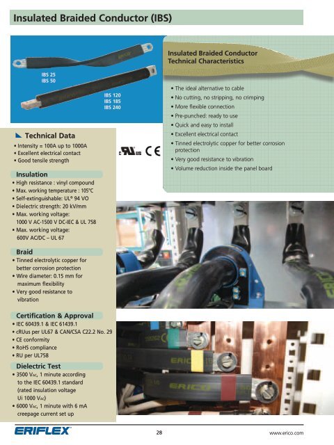 Erico Flexible Conductors Catalogue