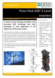 Ixys Press-pack IGBT Inverter Product Brief