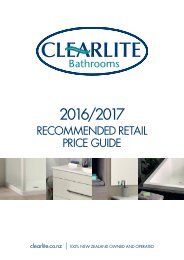 Clearlite Retail Price Book 2016