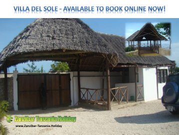 VILLA DEL SOLE - Available to Book online NOW!