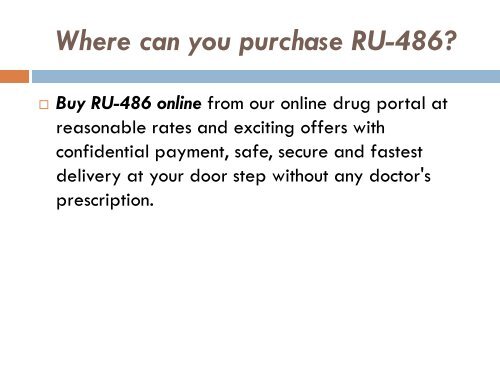 Experience Safe and Secure Abortion with RU-486-Abortion Pills