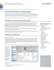 NTT DATA Healthcare Technologies - Keane Care