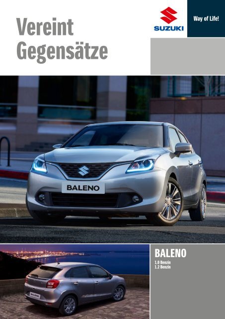 BALENO Modellprospekt