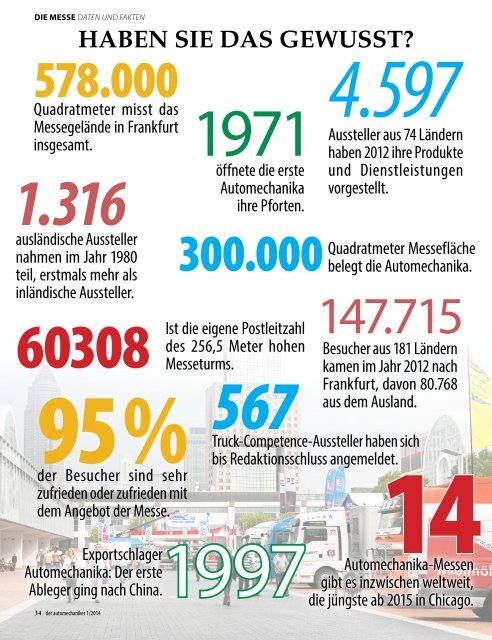 der automechaniker 2014 - Messezeitung in Zusammenarbeit mit Werkstatt aktuell