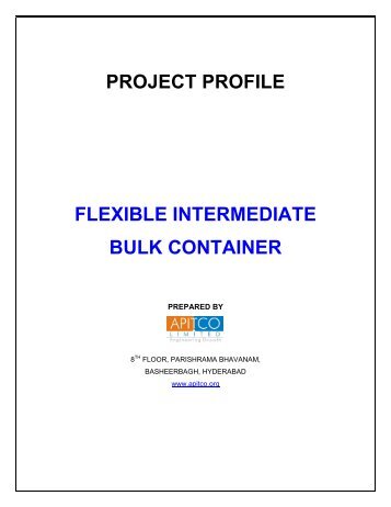 project profile flexible intermediate bulk container