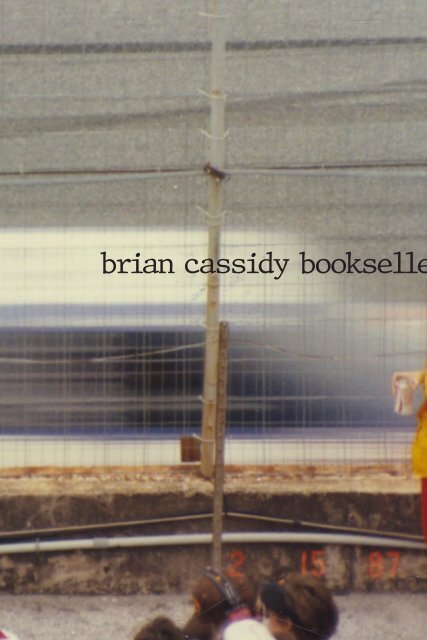 brian cassidy bookselle