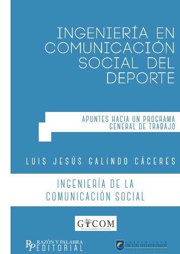 ingeniería en comunicación social del deporte