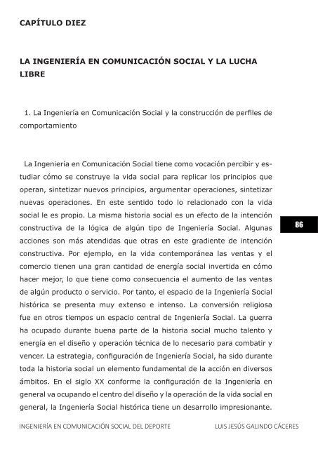 ingeniería en comunicación social del deporte