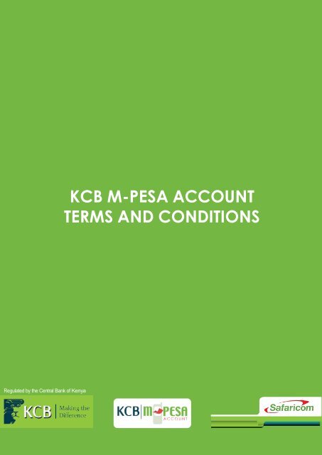 Kcb M Pesa Account Terms And Conditions