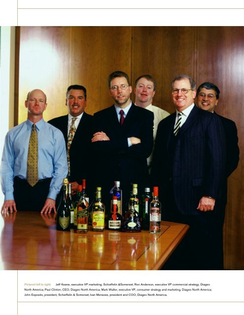 Pictured left to right: Jeff Keane, executive VP marketing, Schieffelin ...