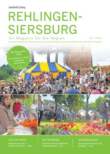Gemeindemagazin Rehlingen Siersburg 01|2016