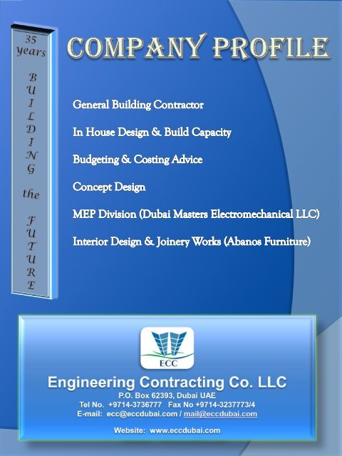 About The Company Engineering Contracting Company