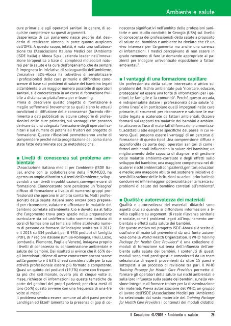 Medicina e salute pubblica Ambiente e salute Appropriatezza in medicina