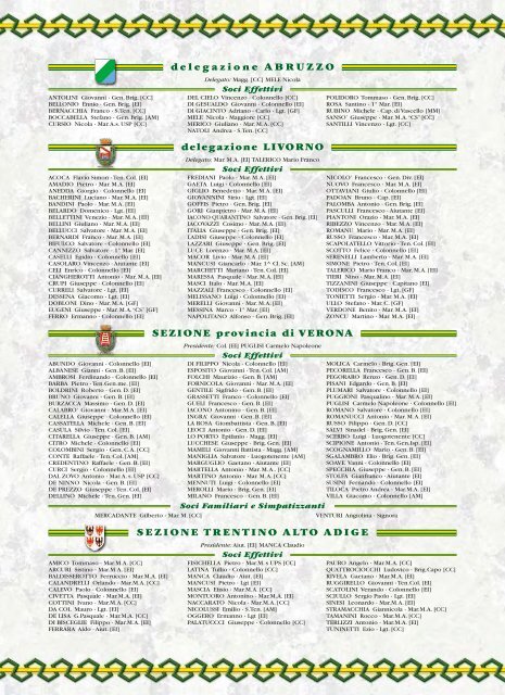 Nastro Verde: calendario 2010, “Gli Istituti Militari”