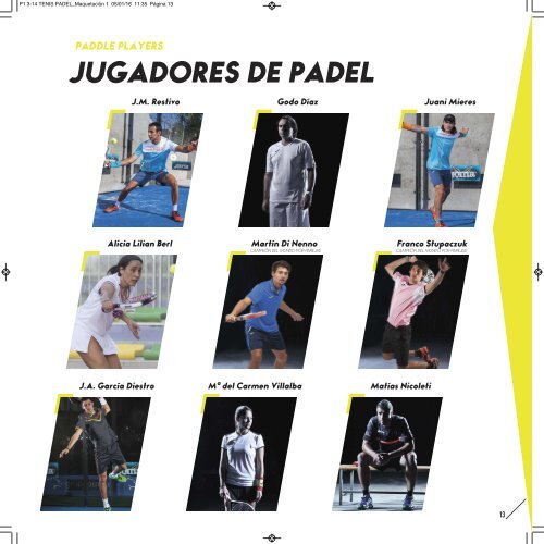 TENIS PADEL 2016 baja