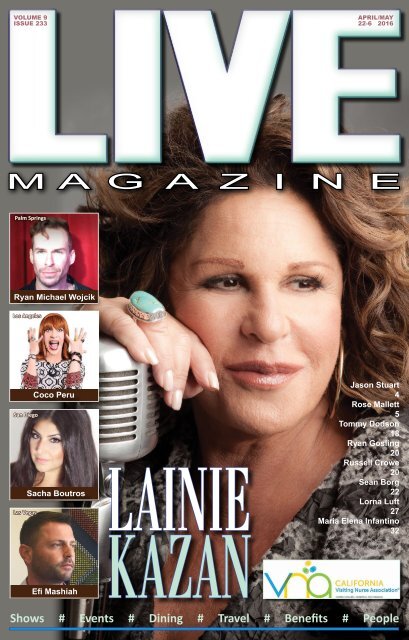 LIVE Magazine #233 April 22 -May 6 2016