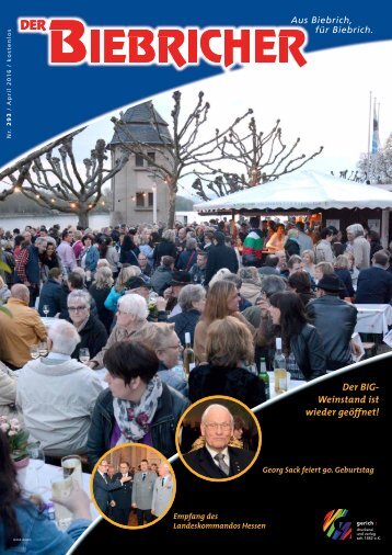 DER BIEBRICHER, Nr. 293, April 2016