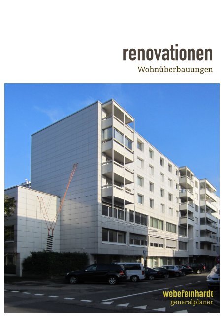 webereinhardt - renovationen Wohnüberbauung