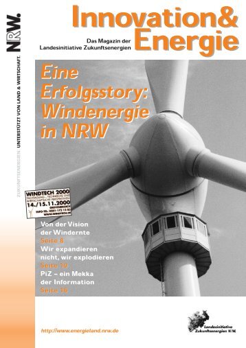 Windenergie in NRW - NRW spart Energie