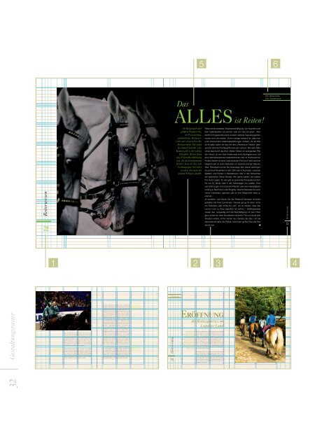 Corporate Design des Magazins EQUUS