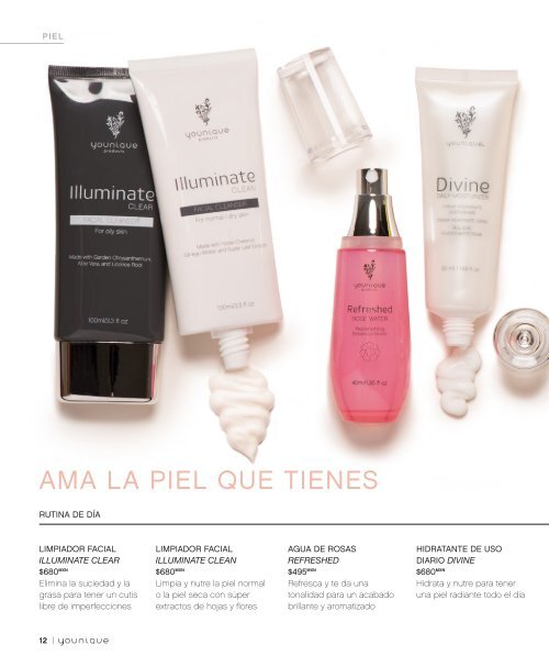 CATÁLOGO DE COSMETICOS & CUIDADO DE LA PIEL Marzo–Agosto 2016