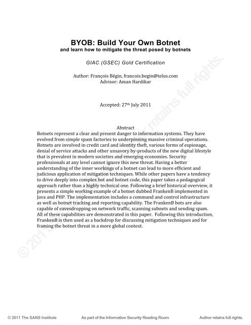 Byob Build Your Own Botn