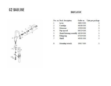 Basin Mixer Spareparts