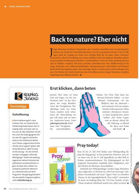 Kolpingmagazin 05-06 2016