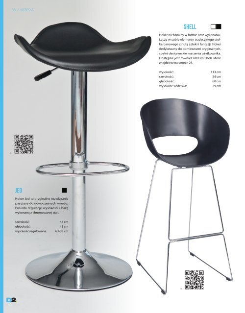 D2.DESIGN Katalog Krzesła i Stoły 2013