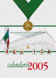 Nastro Verde: calendario 2005