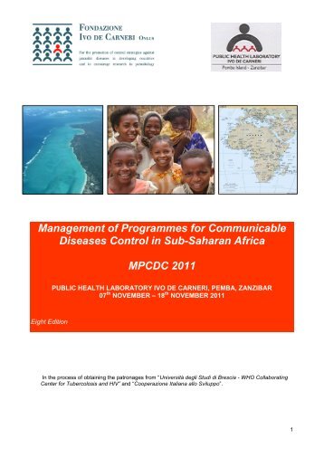 Management of Programmes for Communicable Diseases Control in ...