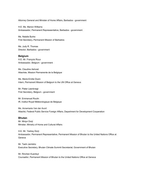 06 List of Participants - June 22 - PreventionWeb
