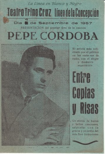 1957-09-04 Pepe Cordoba - Entre Coplas y Risas 0