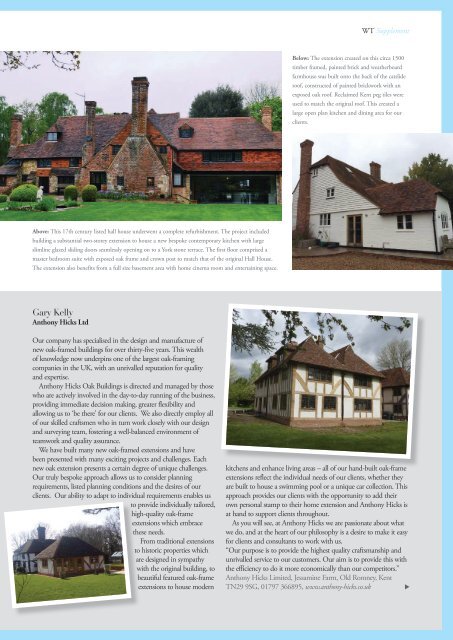 Wealden Times | WT171 | May 2016 | Restoration & New Build supplement inside