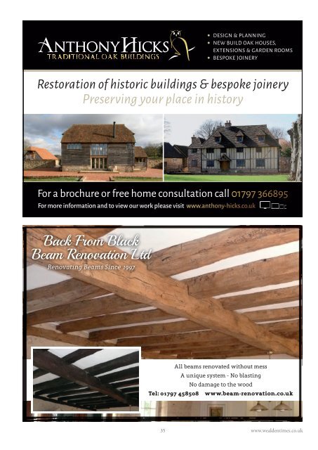Wealden Times | WT171 | May 2016 | Restoration & New Build supplement inside