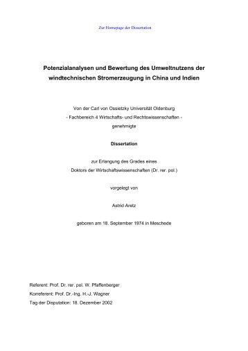 Dokument 1.pdf (1.241 KB) - oops - Carl von Ossietzky Universität ...