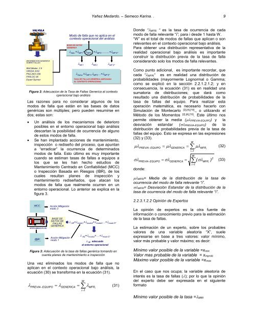 Confiabilidad basada en Datos Genéricos