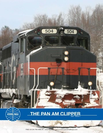 THE PAN AM CLIPPER - Pan Am Railways