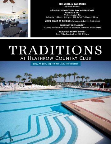 Traditions - Heathrow Country Club