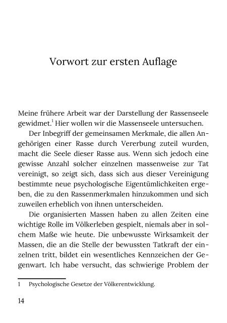 Die Psychologie der Massen