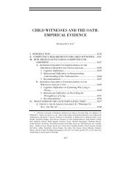 child witnesses and the oath - Personal World Wide Web Pages ...