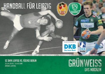 GRÜNWEISS – das Magazin der DHfK-Handballer