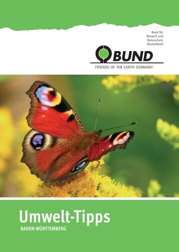 BUND Umwelt-Tipps Stuttgart 2016