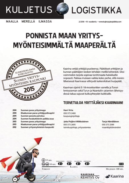 Kuljetus & Logistiikka 2 / 2016