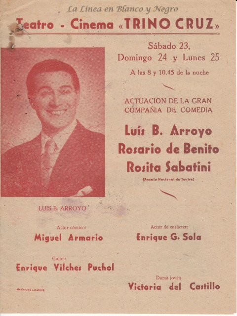 Gran Compañia de Comedia Luis B Arroyo - La Muralla