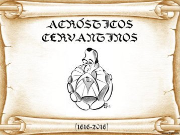 Acrósticos cervantinos