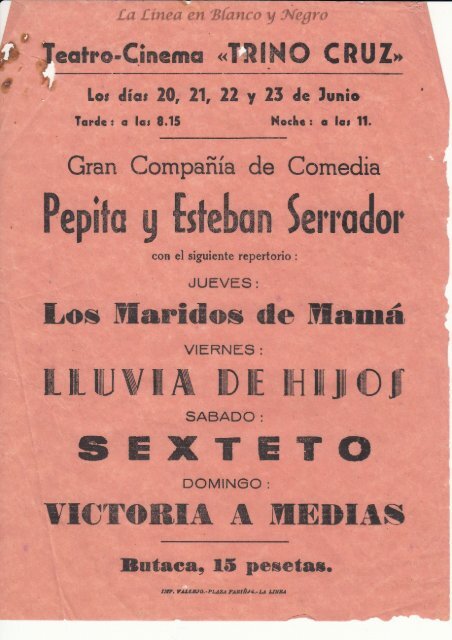 Gran Compañia Pepita y esteban Serrador - Los maridos de mama