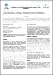  EXPERIMENTAL STUDIES ON HIGH PERFORMANCE CONCRETE USING METAKAOLIN